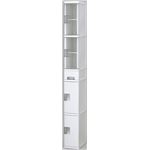 日本製すきまストッカーグレー 高さ180cm