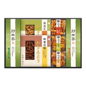 菓子処 久兵衛 緑茶・かりんとう・あられ詰合せ TCA-30