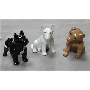 ストローファーム ほのぼのわんこ セット3 ／ガーデンオーナメント