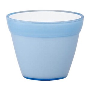 イタリア製樹脂ポット COCCO(コッコ) 20cm (穴無し) ライトブルー