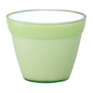 イタリア製樹脂ポット COCCO(コッコ) 20cm (穴無し) ライトグリーン