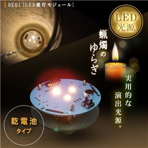 DE01提灯モジュール（乾電池式） 【日本製】