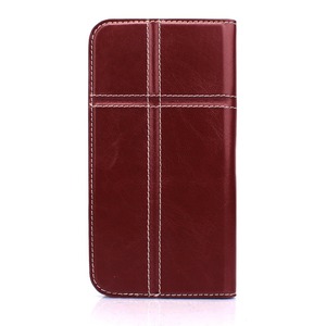スマホケース 全機種対応 手帳型ケース Free Size Case Cross (Burgundy)