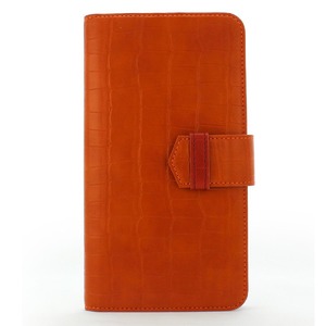 スマホケース 全機種対応 手帳型ケース Fantastick Large Free Size Case Leather (Brown)