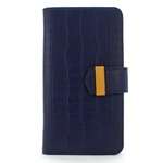 スマホケース 全機種対応 手帳型ケース Fantastick Large Free Size Case Leather (Navy)
