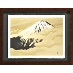 【世界の名画古銭額装】横山大観「日本心神」(複製画)（509×394mm）