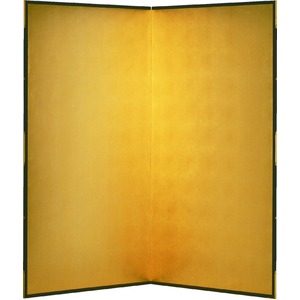 屏風　洋金箔（平押）　本間二曲半双（高176cm×幅90cm×2曲）