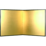 屏風　洋金箔（平押）　三尺二曲半双（高91cm×幅90cm×2曲）