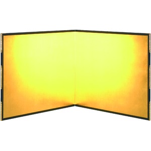 屏風　洋金箔（平押）　風炉先半双（高71cm×幅90cm×2曲）