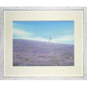 【神村誠一】ラベンダーの香る丘 Ｆ４（334×242mm）