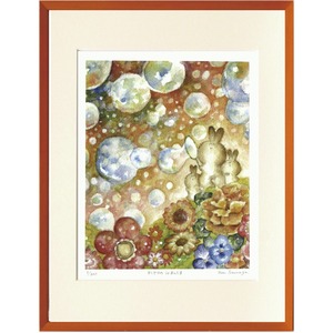 【とみながまい】ゆうやけのしゃぼんだま(四ツ切)