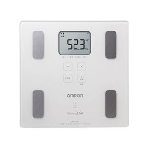 オムロン 体重体組成計 ホワイト HBF-215F-W