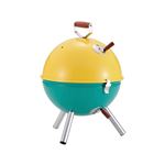 ミニバーベキューコンロ イエロー×グリーン M-6373