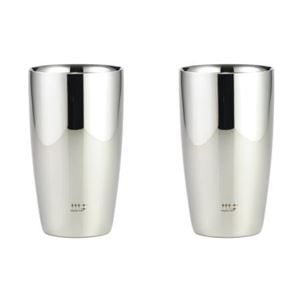 磨き屋シンジケート 370ml 2重ビアタンブラー 2cup