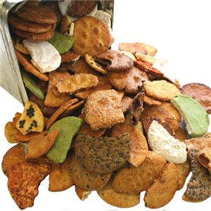 （せんべい茶屋本舗）われ草加せんべい 2kg缶