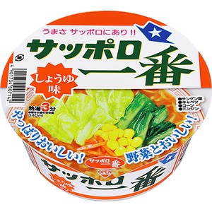サッポロ一番 しょうゆ味どんぶり　12食分×3ケース(計36食)