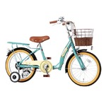 子供用自転車 16インチ/レトログリーン(緑) 重さ/12.2kg 【Raychell】 レイチェル KC-16R
