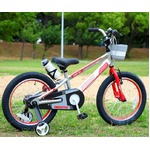 子供用自転車 16インチ/レッドブラック(赤/黒) 軽量 重さ/10.9kg アルミフレーム 【ROYAL BABY】ロイヤルベビー Spaceone16