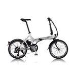 折りたたみ電動アシスト自転車 20インチ/シルバー(銀) 7段変速 アルミフレーム 【A2B】 エーツービー Kuo/20