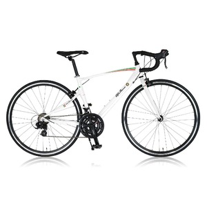 ロードバイク 700c（約28インチ）/ホワイト(白) シマノ21段変速 重さ/ 11.8kg 軽量 アルミフレーム 【AlfaRomeo】 アルファロメオ R7