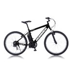 電動アシスト自転車 26インチ/ブラック(黒) シマノ7段変速 アルミフレーム 【HUMMER】 ハマー AL-ATB267E Assist