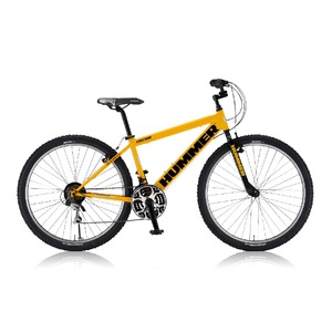ＭＴＢ 27.5インチ/イエロー(黄) シマノ18段変速 【HUMMER】 ハマー ATB650B