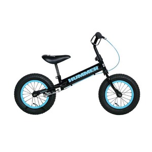 幼児用自転車/ペダル無し自転車 12インチ/ブルー(青) 重さ4.7kg 専用スタンド付き 【HUMMER】 ハマー TRAINEE Bike