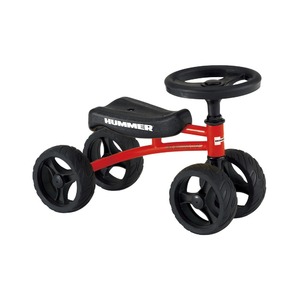 幼児用自転車(乗用玩具/四輪車) レッド(赤) 重さ3.6kg 室内/屋内兼用 【HUMMER】 ハマー BUGGY BIKE