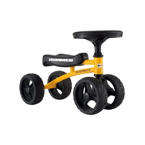 幼児用自転車(乗用玩具/四輪車) イエロー(黄) 重さ3.6kg 室内/屋内兼用 【HUMMER】 ハマー BUGGY BIKE