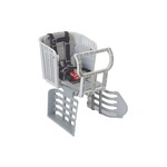 後ろ用子供乗せ(自転車用チャイルドシート) 【OGK】RBC-006N ライトグレー(灰) 〔自転車パーツ/アクセサリー〕