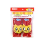 マスコットベルトカバー/自転車ベビーシート(幼児座席)用 ねこ(猫)/赤 【OGK】 〔自転車パーツ/アクセサリー〕