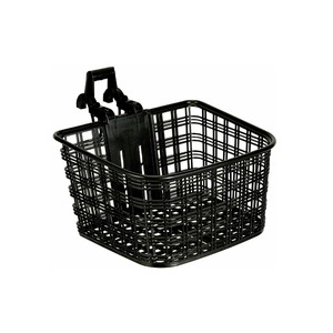 ATB/クロスバイク用バスケット(自転車カゴ) 脱着可 【OGK】FB-022X ブラック(黒) 〔自転車パーツ/アクセサリー〕