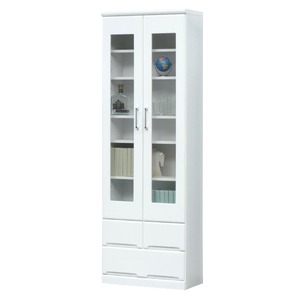 フリーボード(リビングボード) 【幅60cm】 ハイタイプ 日本製 ホワイト(白) 【完成品】【開梱設置】