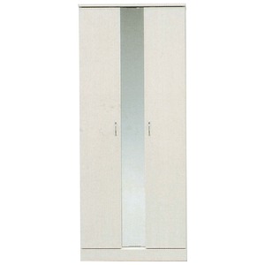 ハイシューズボックス(下駄箱) 幅75cm×奥行38cm×高さ180cm 日本製 ホワイト(白) 【完成品】【開梱設置】