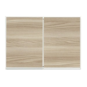 上置き(ダイニングボード/レンジボード用戸棚) 幅60cm 日本製 ブラウン 【完成品】