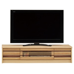ローボード(テレビ台/テレビボード) 【幅150cm】 木製(オーク材使用) 引き出し付き 【完成品】