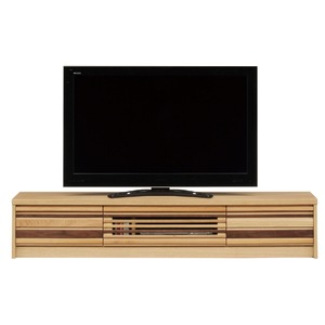 ローボード(テレビ台/テレビボード) 【幅180cm】 木製(オーク材使用) 引き出し付き 【完成品】【開梱設置】