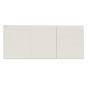 上置き(ダイニングボード/レンジボード用戸棚) 幅100cm 日本製 ホワイト(白) 【完成品】