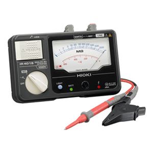 日置電機 絶縁抵抗計 アナログメグオームハイテスタ（スイッチ付リード9788-01付） IR4015-11