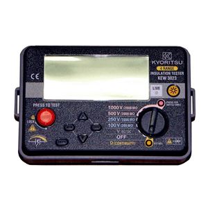 共立電気計器 キューメグ デジタル式 4レンジ絶縁抵抗計 3023