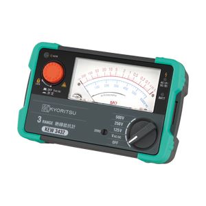 共立電気計器 キューメグ 3レンジ絶縁抵抗計 （250V／500V／1000V） 3431