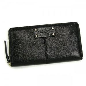 KATE SPADE(ケイトスペード) 長財布 DARIEN METALLIC PWRU1461 15 ブラック/シルバー H11×W19.5×D2.5