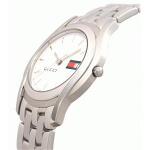 【GUCCI:グッチ】YA055311 5500M メンズウォッチ(ホワイトGRG文字盤)