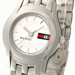 【GUCCI:グッチ】YA055513 5500L レディースウォッチ(ホワイトGRG文字盤)
