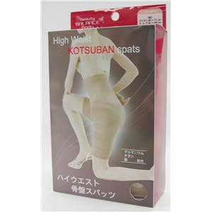 ハイウエスト骨盤スパッツ　ベージュ　Ｍ-Ｌ