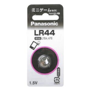 パナソニックアルカリボタン電池 LR44 P