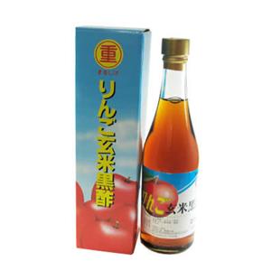 まるしげ りんご玄米黒酢 500ml