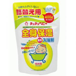 チュチュベビー 全身保湿入浴剤 詰め替え用 400g
