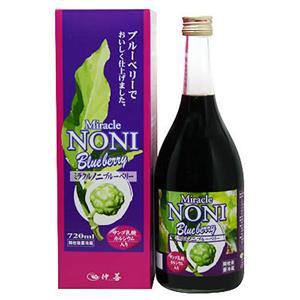 仲善 ミラクルノニ ブルーベリー 720ml