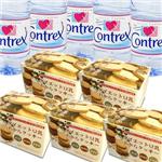 ダイエット豆乳おからクッキーB 5箱+コントレックス1.5L 5本付き